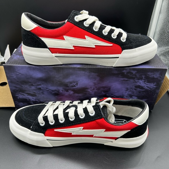 Revenge x Storm Volume 2 Low Top Red / Black Mens 6 - Picture 8 of 10